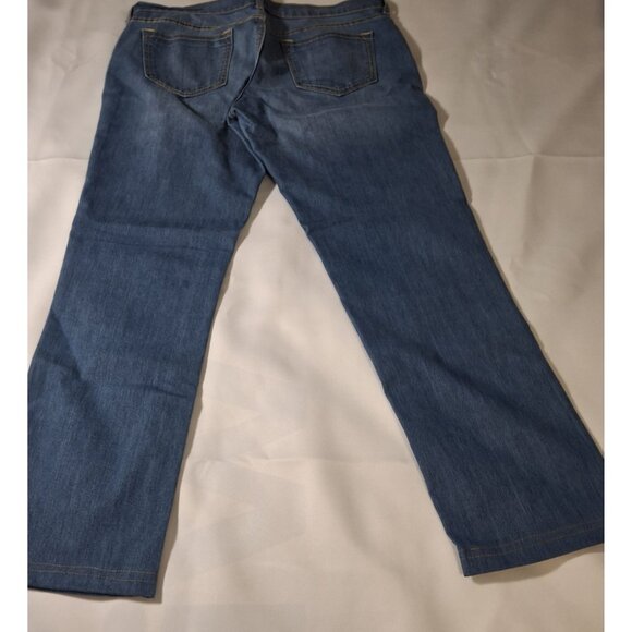 Womens Old Navy The Diva Low-Rise Bootcut Denim Blue Jeans Dark Wash Stretch 10 - Picture 11 of 13